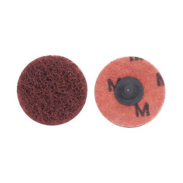 Merit Quick Change Disc, 3in.Dia, Medium, 100Grit 08834164065
