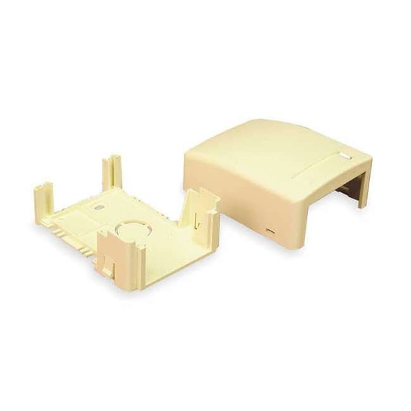 Legrand Small Data Box, 2.75 in W, 3.75 in L, Ivory PDB1CMV