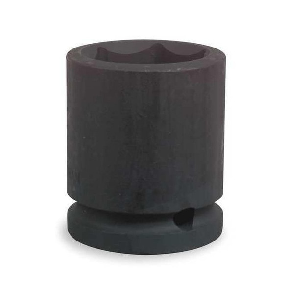 WESTWARD 3/8 in Drive Impact Socket Deep Socket, Black Oxide,Blk Oxd