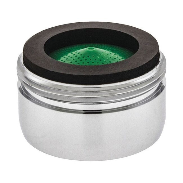 Neoperl 1.5 gpm Outlet, 15/16 in - 27 Thread Size, Chrome, Brass 5500205