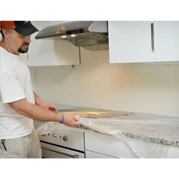 Trimaco Self-Adhesive Containment Film,1-5-6 ft. 71020-12