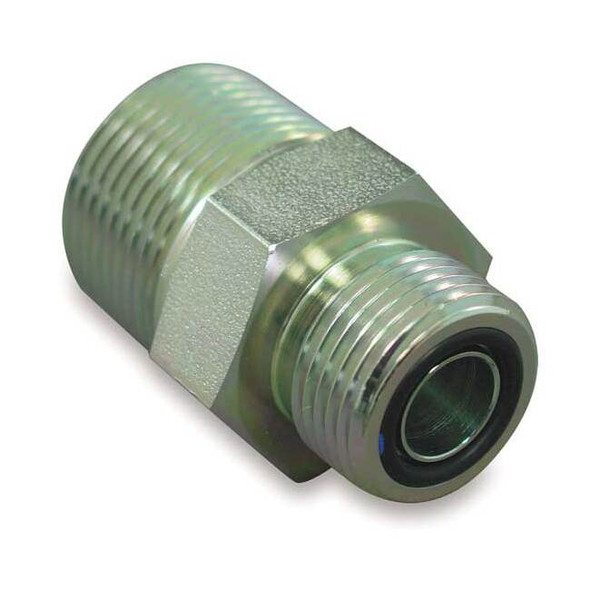 Eaton Aeroquip Adpt, MaleORS-MNPT, 11/16-16, 3/8-18, Strt FF2031T0606S