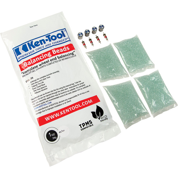 KEN-TOOL BALANCING BEADS, 1 OZ. / 160 BAGS PER CASE 31601