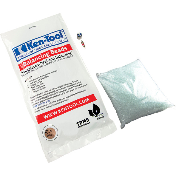 KEN-TOOL BALANCING BEADS, 10 OZ. / 40 BAGS PER CASE 31610