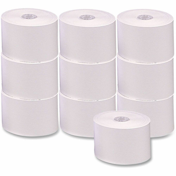 ICONEX Thermal POS Receipt Paper Roll - Abrasion Resistant - White - 10 / Pack