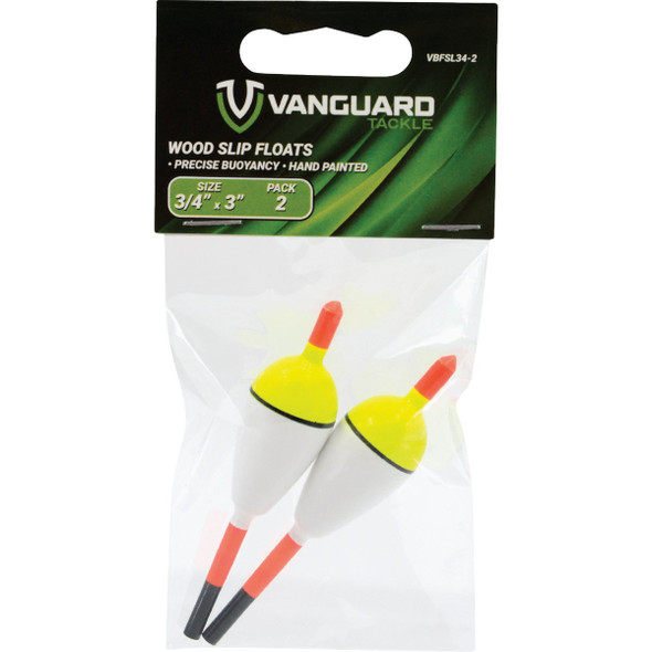 Vanguard 3/4 In. x 3 In. Slip Float Bobber (2-Pack) VBFSL34-2