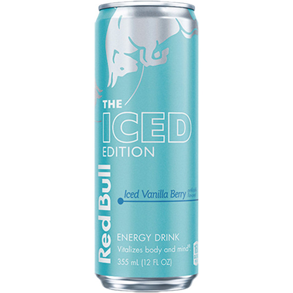 Red Bull 12 Oz. Iced Vanilla Berry Energy Drink RB248898 Pack of 24