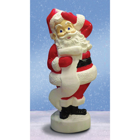 Union Products 43 In. Tall LED Blow Mold Santa Claus 75180