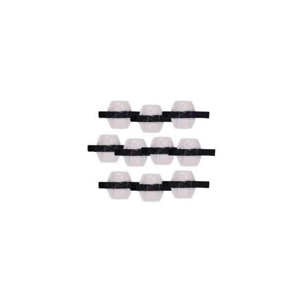 Ergodyne Squids 3386 Arm Band ID/Badge Holder One Size Black Pack of 10