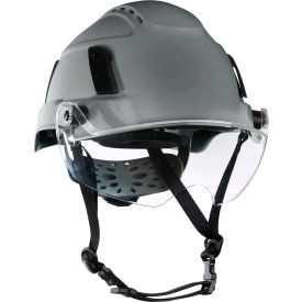 Jackson Safety XS2-550V Type 2+ Vented Safety Helmet w/ Flip-Up Visor 6-Pt. Susp
