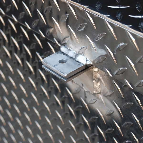 Vestil Portable Tool Box, Aluminum, 49" W x 26" D x 28" H, Added Fork Pockets APTS-2448-F