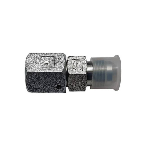 Adaptall HydHoseAdpt,JIC,1/2",Strght,CarbSteel 9197-08-L12-18