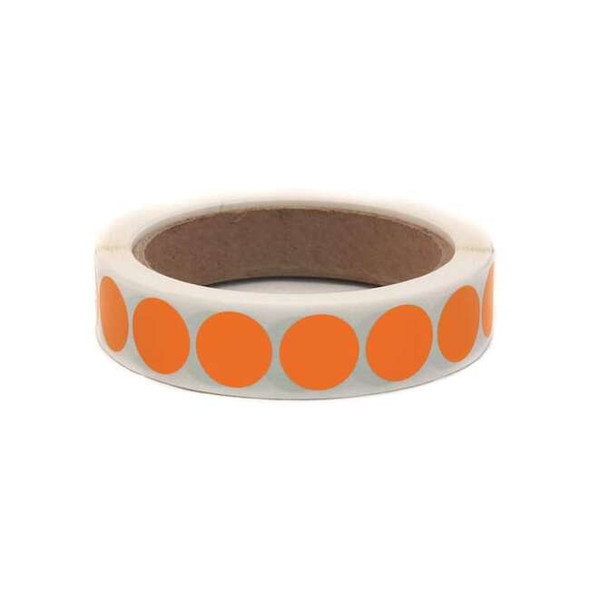 Roll Products InventoryLabel,Orange,CoatedLitho,PK1000 119-0003B