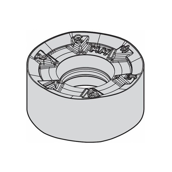 Widia Milling Insert,Round RNGJ1204M0SMM Pack of 5
