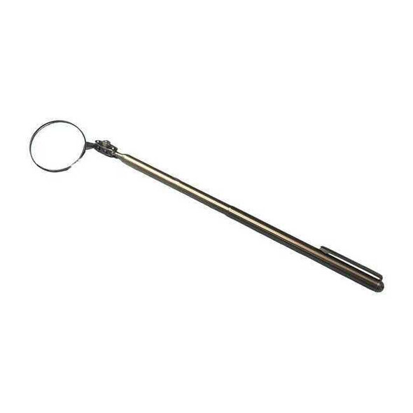 Westward Inspection Mirror,Round,Glass,4 1/2"-24" 45KH26