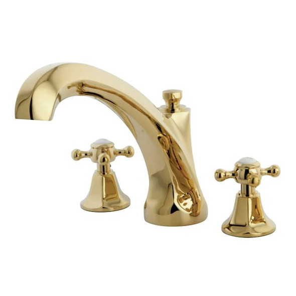 Kingston Brass KS4322BX Roman Tub Filler Metal Cross Handle KS4322BX