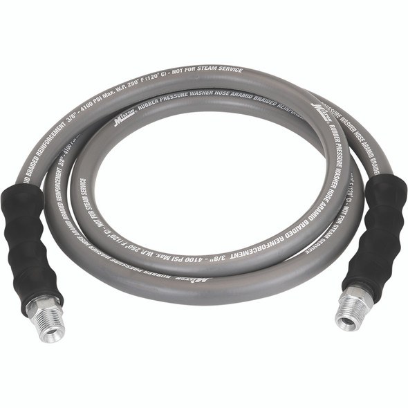 3/8" x 6' Aramid Braided Pressure Washer Hose Assembly PW43806