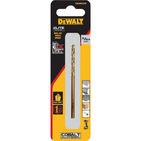 9/64" Es Cobalt Bit DWAMDCE09