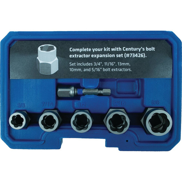 Century Drill & Tool Bolt Extractor Set (6-Piece) 73425 317060