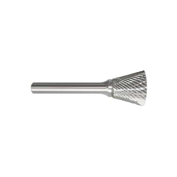 Manufacturer Varies Carbide Bur,Inverted Cone,5/8,1/4 Shank 310-002229