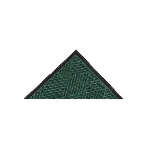 Entrance Mat, Polypropylene, 3/8 in Thick, Green, 2 ft W x 3 ft L