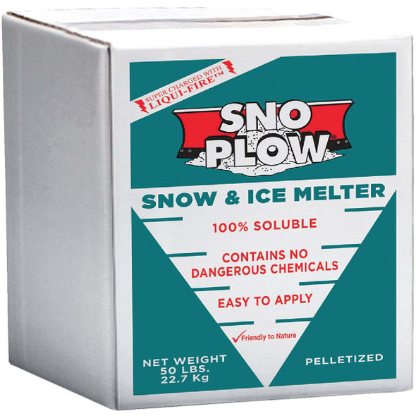Sno Plow 50 Lb. Box Ice Melt Pellets 510002