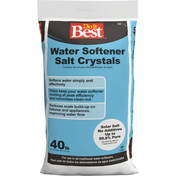 Do it Best 40 Lb. Extra-Coarse Water Softener Salt Crystals 767455