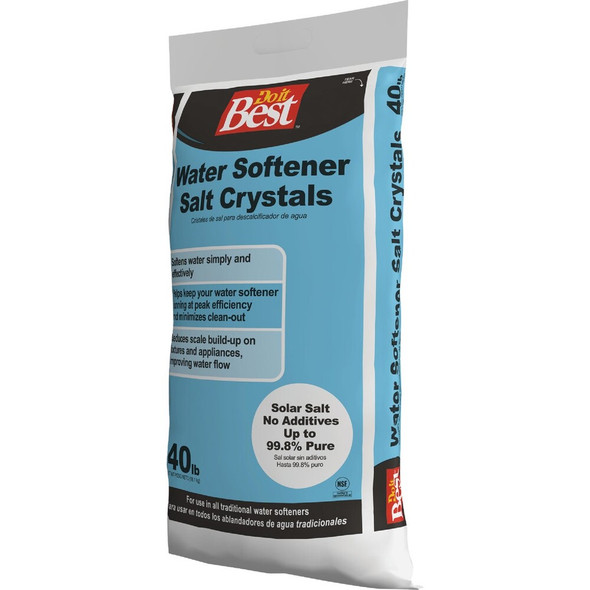 Do it Best 40 Lb. Extra-Coarse Water Softener Salt Crystals 767455 460486