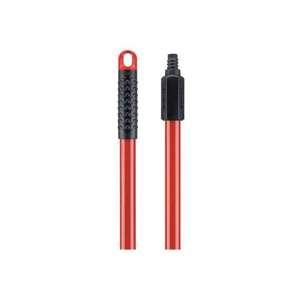 Libman Commercial 60" Handle, Black, Red, Steel 601 Pack of 6