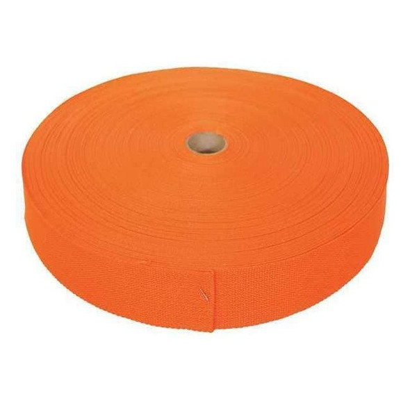 Bulk-Strap Webbing,Polypropylene,1 1/2" W,Orange P15300OR