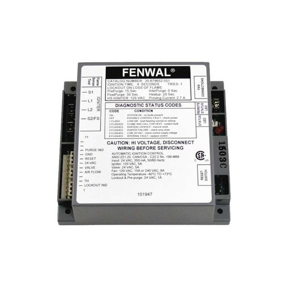 Fenwal Control Board 35-679652-551