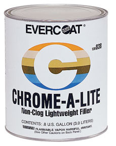 Chrome-A-Lite Lightweight Body Filler, Gallon 838