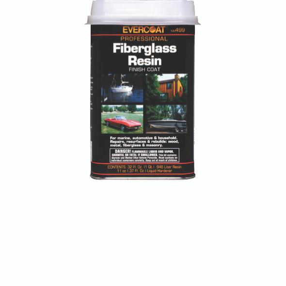 Automotive Fiberglass Resin, Quart 499