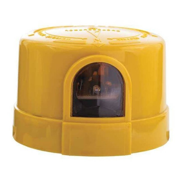 Nsi Tork LED Photocontrol, 1,000 W, Yellow, 5 sec Max, 3 sec Min 2008B