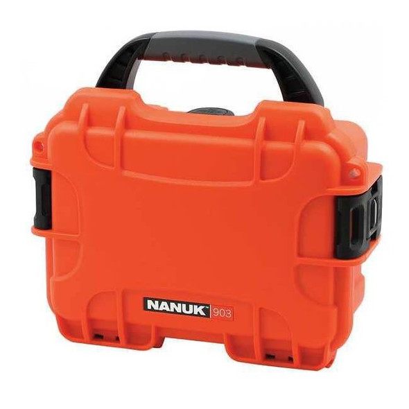 Nanuk Cases Orange Protective Case, 9.1"L x 6.8"W x 3.8"D 903S-000OR-0A0