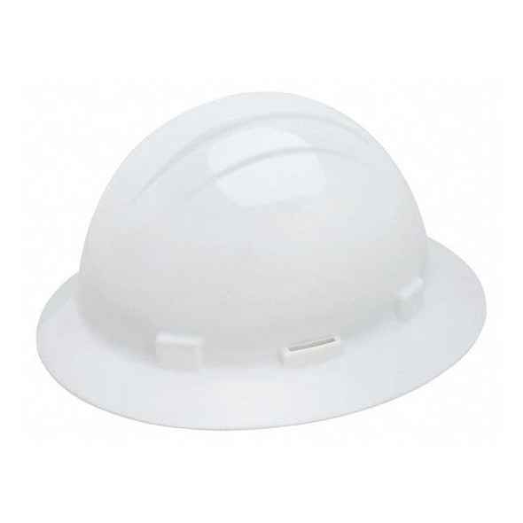 Hard Hat, Americana, Polyethylene, 4 Point Pinlock, Type 1, Class E, White