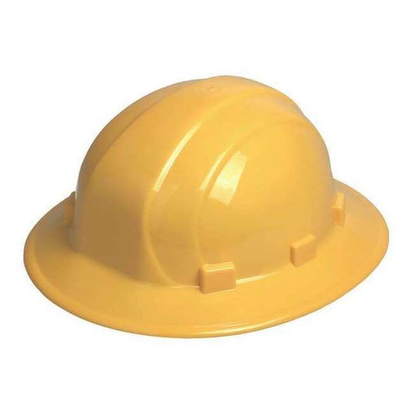 Hard Hat, Omega II, Polyethylene, 6 Point Ratchet, Type 1, Class E, Yellow