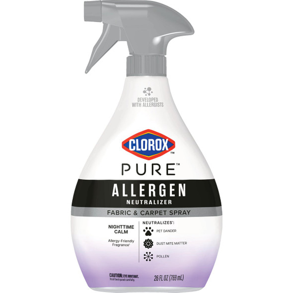Clorox 26 Oz. PURE Allergen Neutralizer Fabric and Carpet Spray, Nighttime Calm