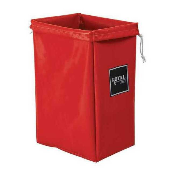 Royal Basket Trucks Open Top, Vinyl, Hamper Bag, Red G00-RRX-HBN