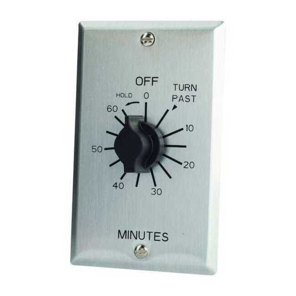 Nsi Tork Spring-Wound Timer, Range 0 to 60 min., Knob: Plastic C560MH