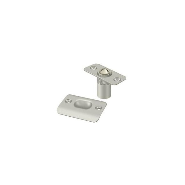 Deltana Ball Catch, Round Corners Satin Nickel BC218RU15