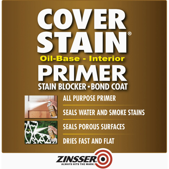 Zinsser Cover-Stain 13 Oz. Primer Spray, White 3608 776033