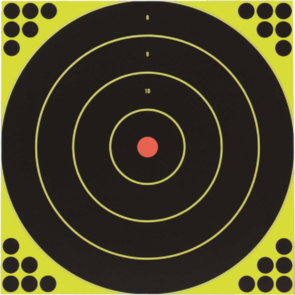 Birchwood Casey Shoot-N-C 12 In. Sighting Adhesive Paper Bulls-Eye Target