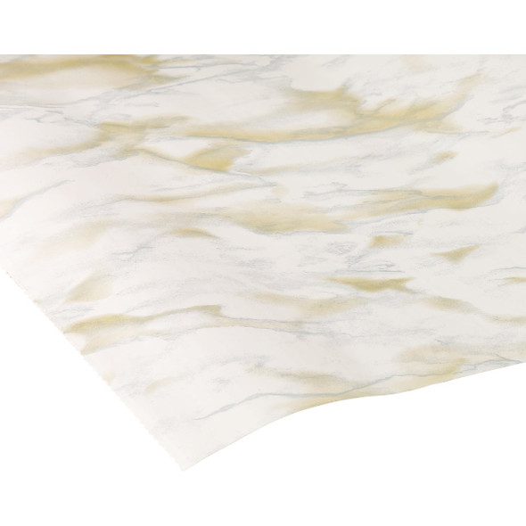 Con-Tact Creative Covering 18 In. x 9 Ft. White Marble Self-Adhesive Shelf Liner 09F-C9533-01 612472
