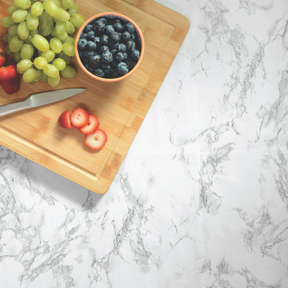 Creative Covering 18"x9' Marble Gray Liner 09F-C9AB63-12 638714