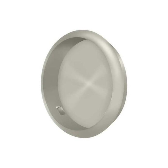 Deltana Flush Pull, Solid Brass, Gray FP221RU15 Pack of 2