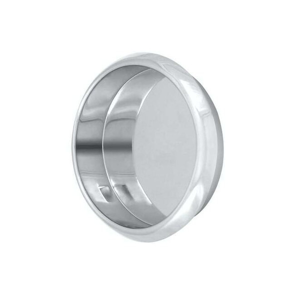 Deltana Flush Pull, Solid Brass, Silver FP221RU26 Pack of 2