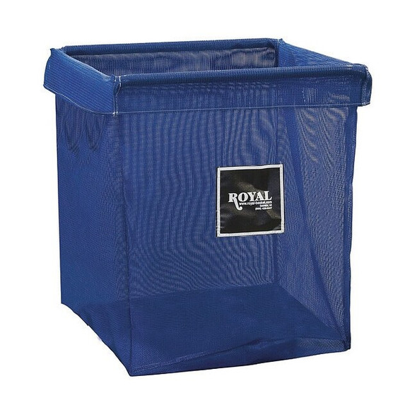 Royal Basket Trucks X-Frame Bag,8 Bushel,Blue Mesh G08-BBX-XMN