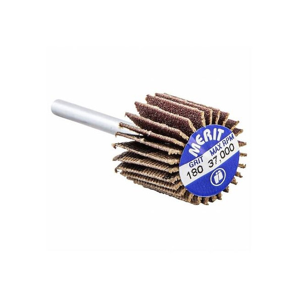 Merit Flap Wheel,Aluminum Oxide,5/8" dia 08834137483 Pack of 10