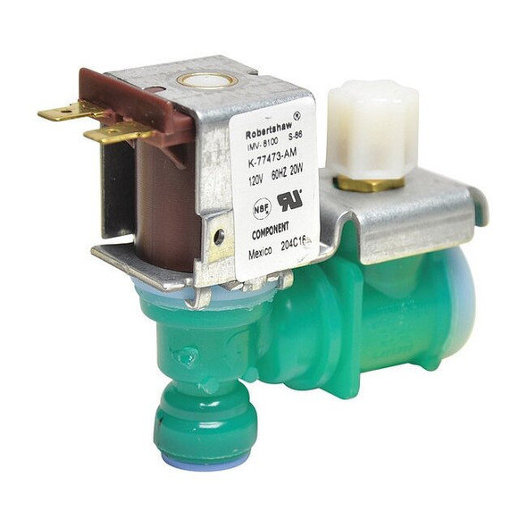 Robertshaw Ice Machine Water Valve, Blue, 3 in H IMV-8100